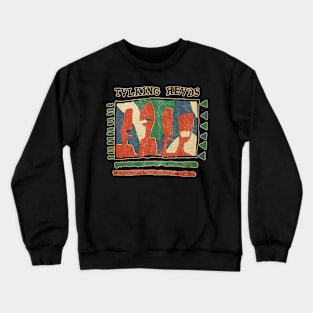 Talking Heads # Vintage Style Fan Art Crewneck Sweatshirt